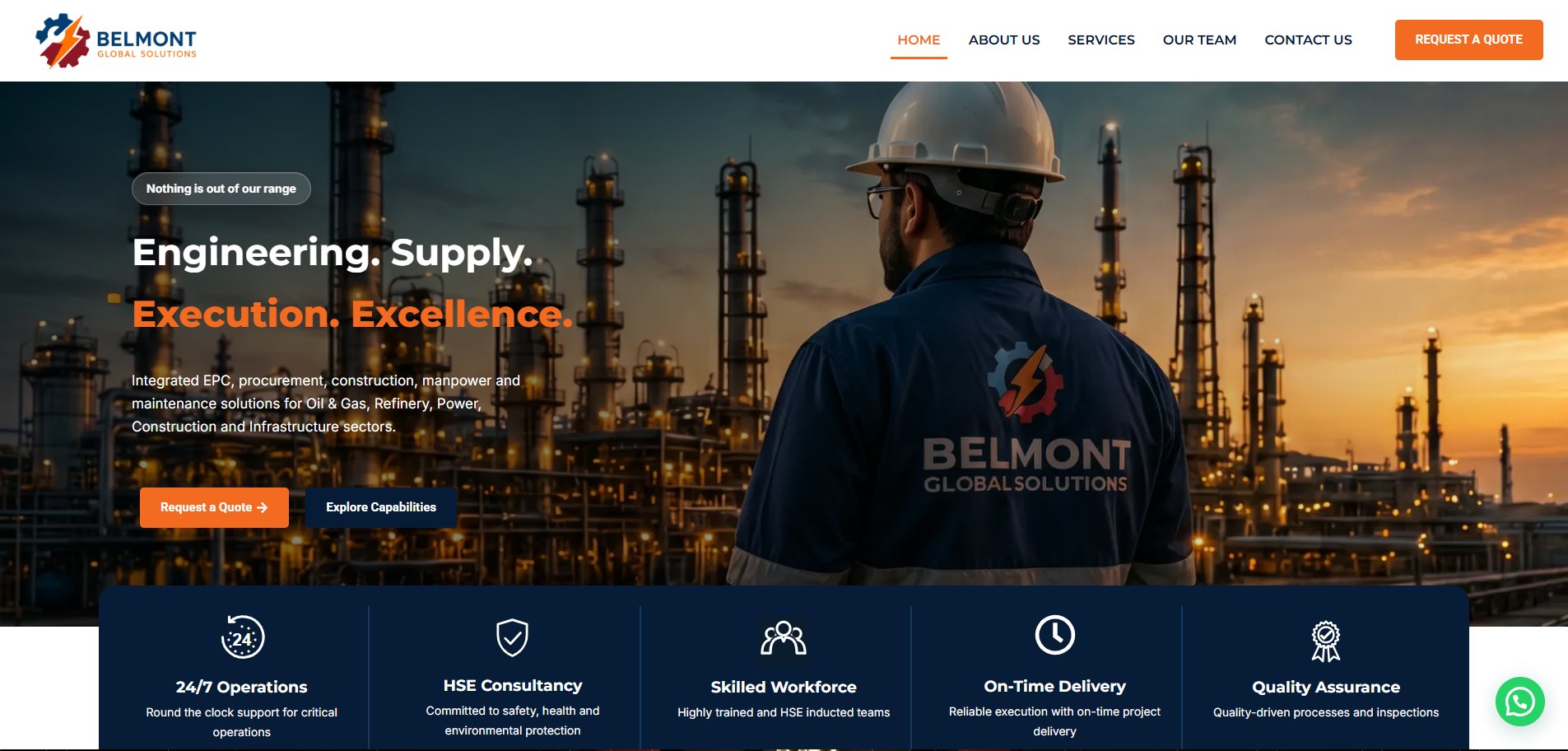 Belmont Global Solutions screenshot