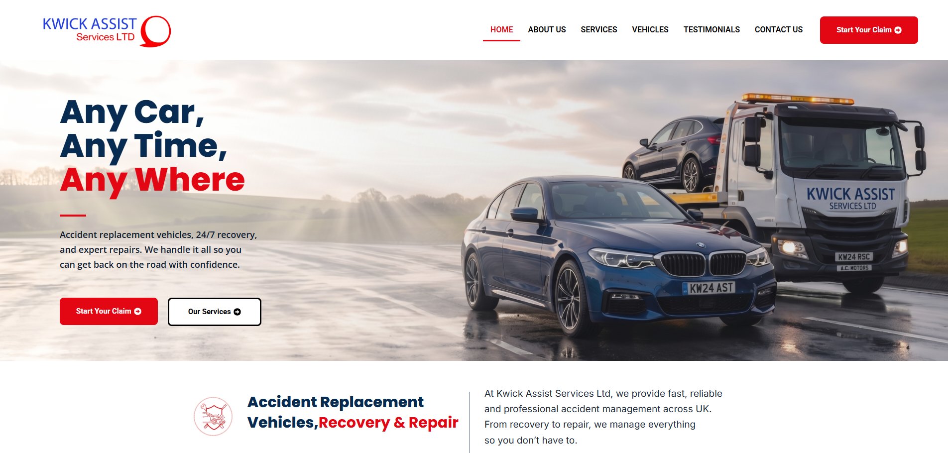 Kwick Assist Services screenshot